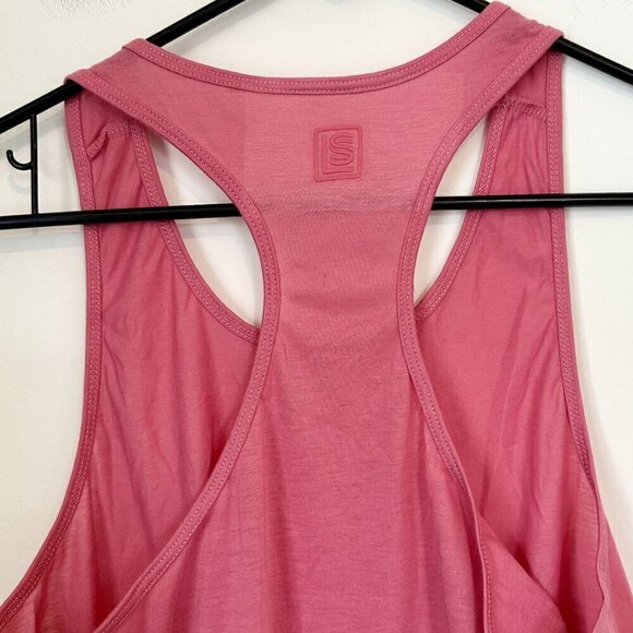 NEW Laundry by Shelli Segal Pink Racerback Tank Top - Size: L - Picture 4 of 5
